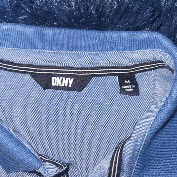 DKNY mens blue polo size medium - Picture 5 of 6